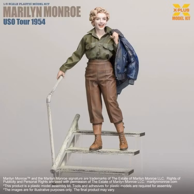 Marilyn Monroe USO Tour 1954 1/8 Scale Model Kit (Rerelease)
