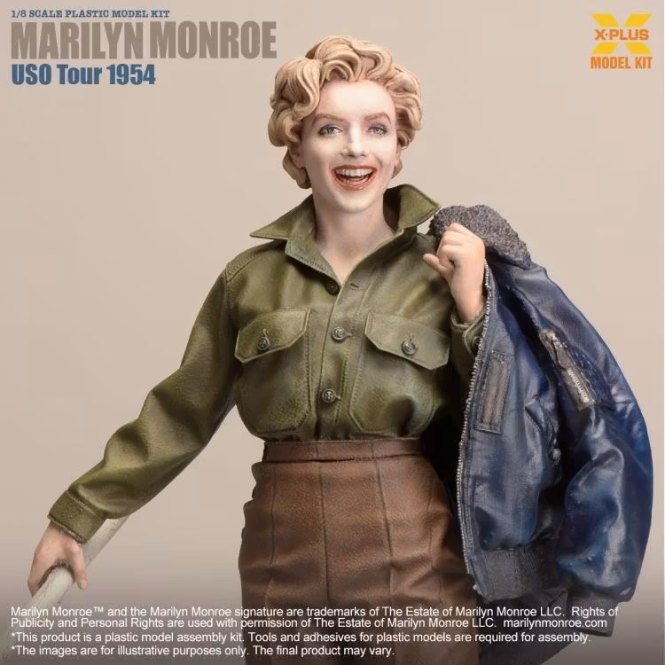 Marilyn Monroe USO Tour 1954 1/8 Scale Model Kit (Rerelease)