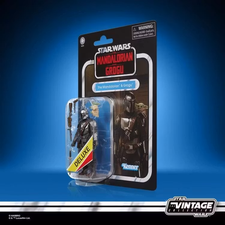 Star Wars: The Vintage Collection The Mandalorian and Grogu (The Mandalorian and Grogu) Deluxe Action Figure