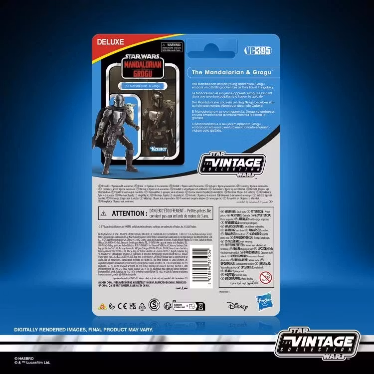 Star Wars: The Vintage Collection The Mandalorian and Grogu (The Mandalorian and Grogu) Deluxe Action Figure