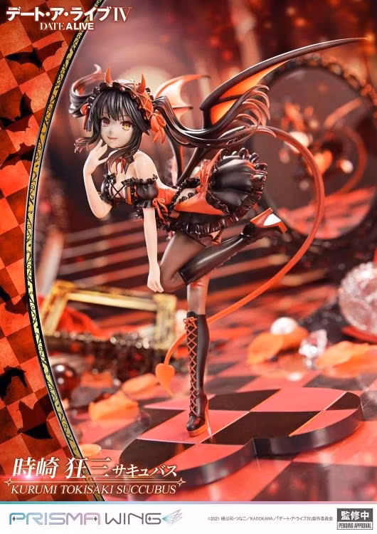 Date A Live Prisma Wing Kurumi Tokisaki Succubus 1/7 Scale Figure