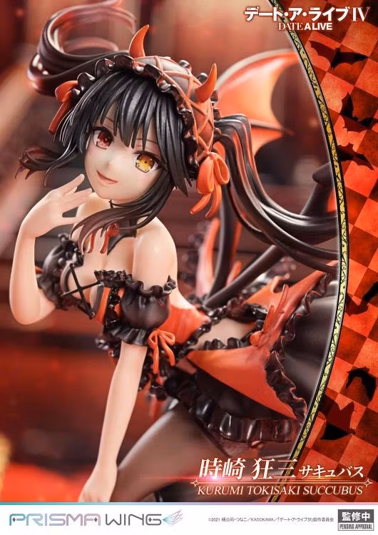 Date A Live Prisma Wing Kurumi Tokisaki Succubus 1/7 Scale Figure