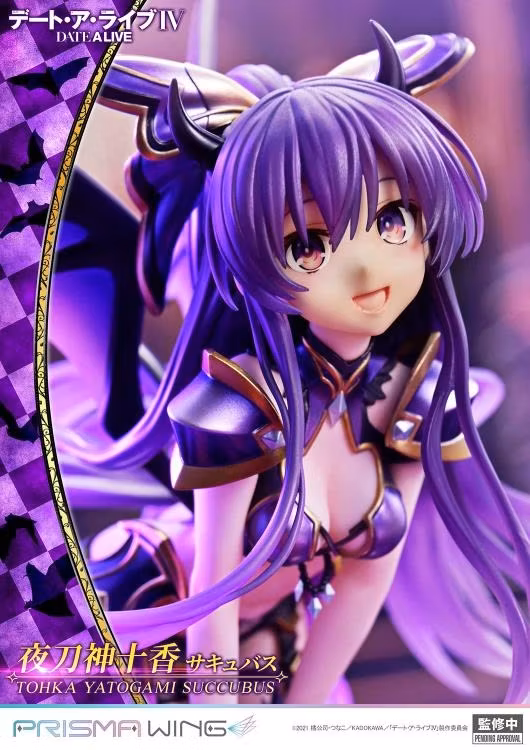 Date A Live Prisma Wing Tohka Yatogami Succubus 1/7 Scale Figure