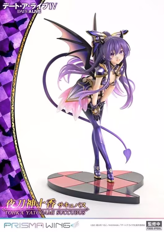 Date A Live Prisma Wing Tohka Yatogami Succubus 1/7 Scale Figure