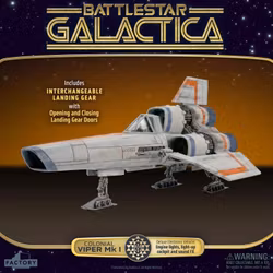 Battlestar Galactica (1978) Colonial Viper Electronic Vehicle with Lieutenant Boomer Action Figure