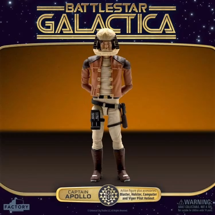 Battlestar Galactica (1978) 3.75-Inch Scale Set of 4 Action Figures