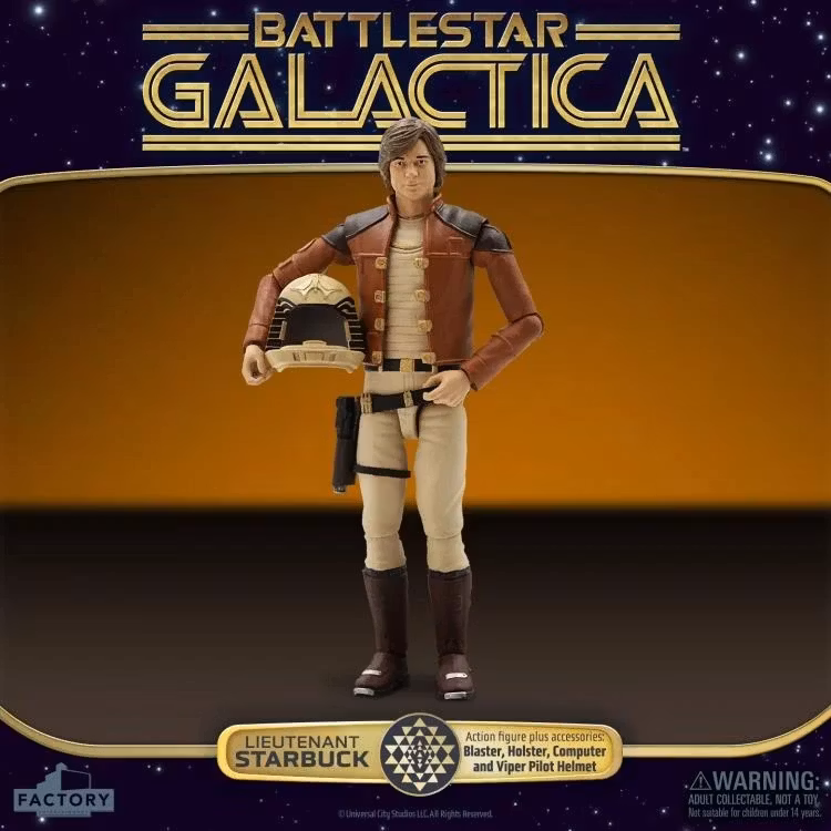 Battlestar Galactica (1978) 3.75-Inch Scale Set of 4 Action Figures
