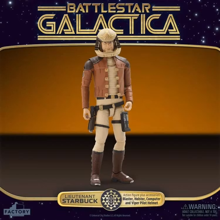 Battlestar Galactica (1978) 3.75-Inch Scale Set of 4 Action Figures