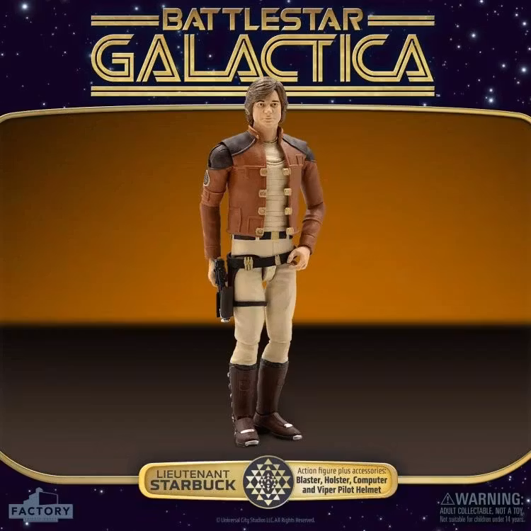 Battlestar Galactica (1978) 3.75-Inch Scale Set of 4 Action Figures