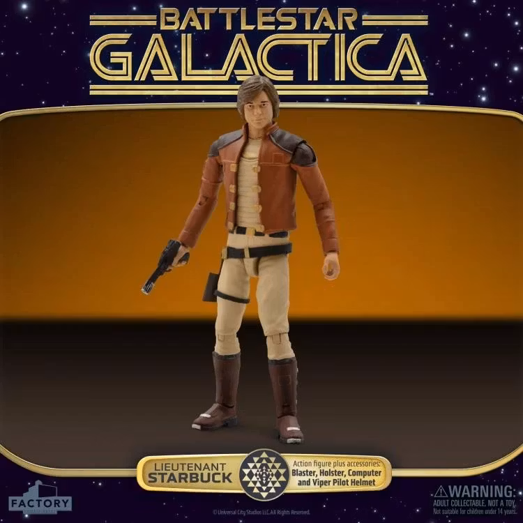 Battlestar Galactica (1978) 3.75-Inch Scale Set of 4 Action Figures