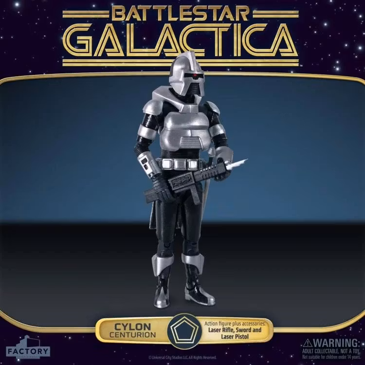 Battlestar Galactica (1978) 3.75-Inch Scale Set of 4 Action Figures