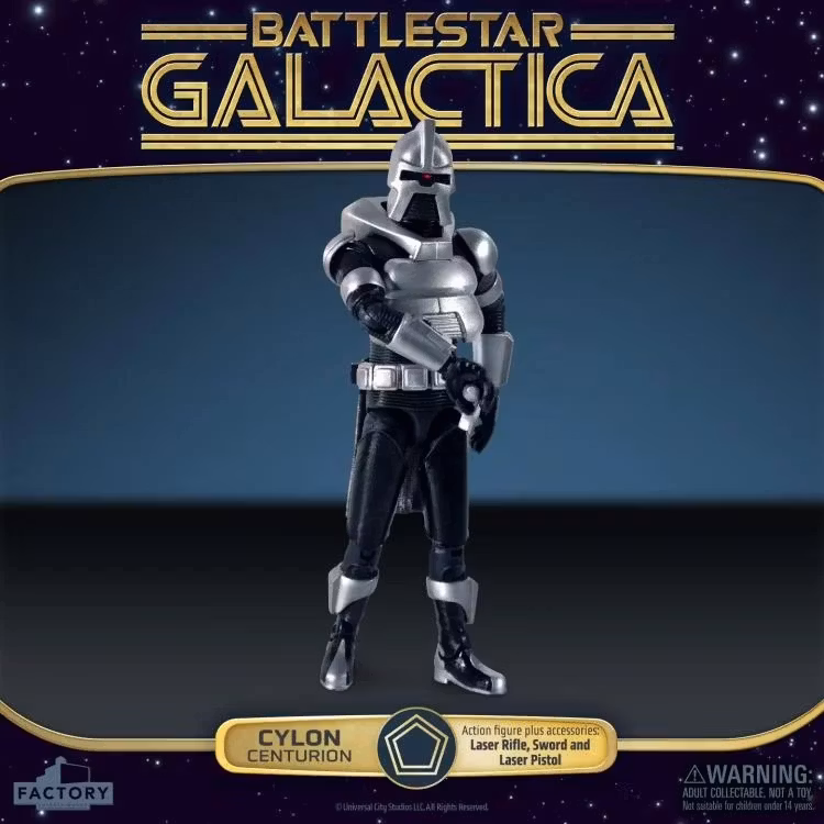 Battlestar Galactica (1978) 3.75-Inch Scale Set of 4 Action Figures