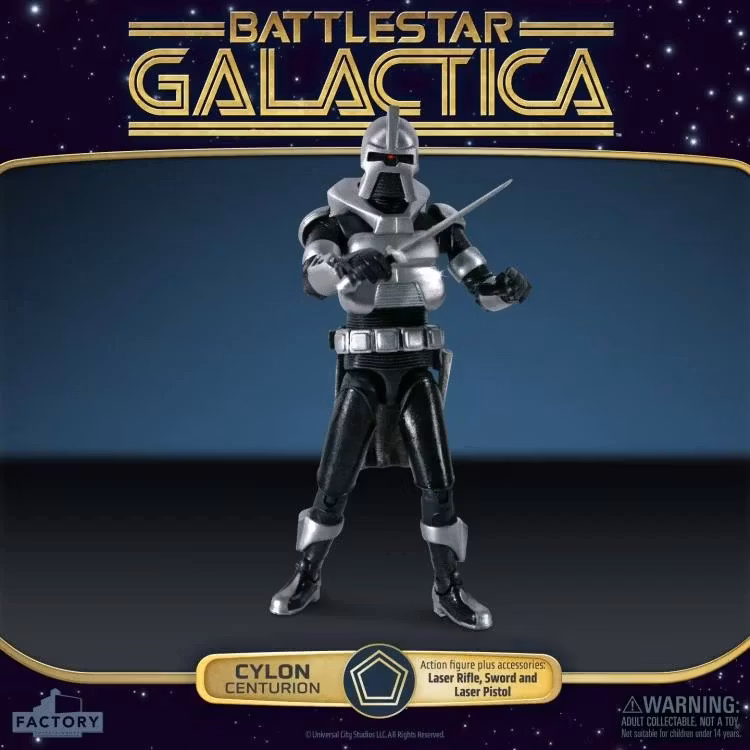 Battlestar Galactica (1978) 3.75-Inch Scale Set of 4 Action Figures