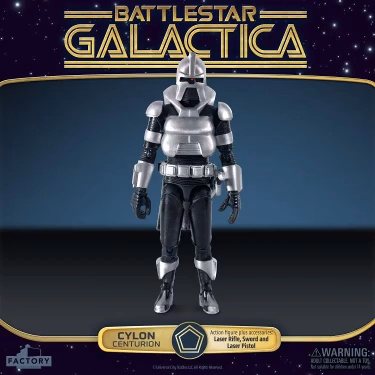 Battlestar Galactica (1978) 3.75-Inch Scale Set of 4 Action Figures