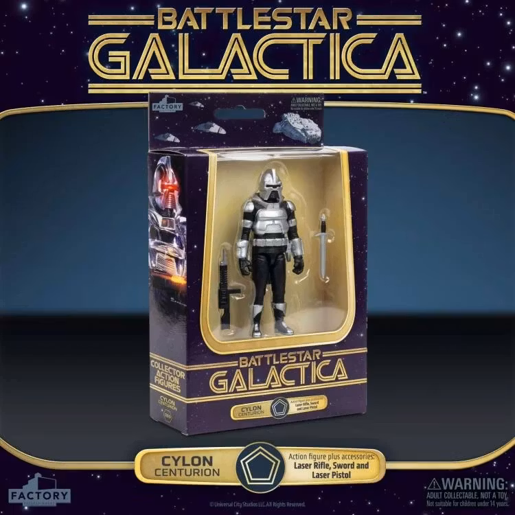 Battlestar Galactica (1978) 3.75-Inch Scale Set of 4 Action Figures