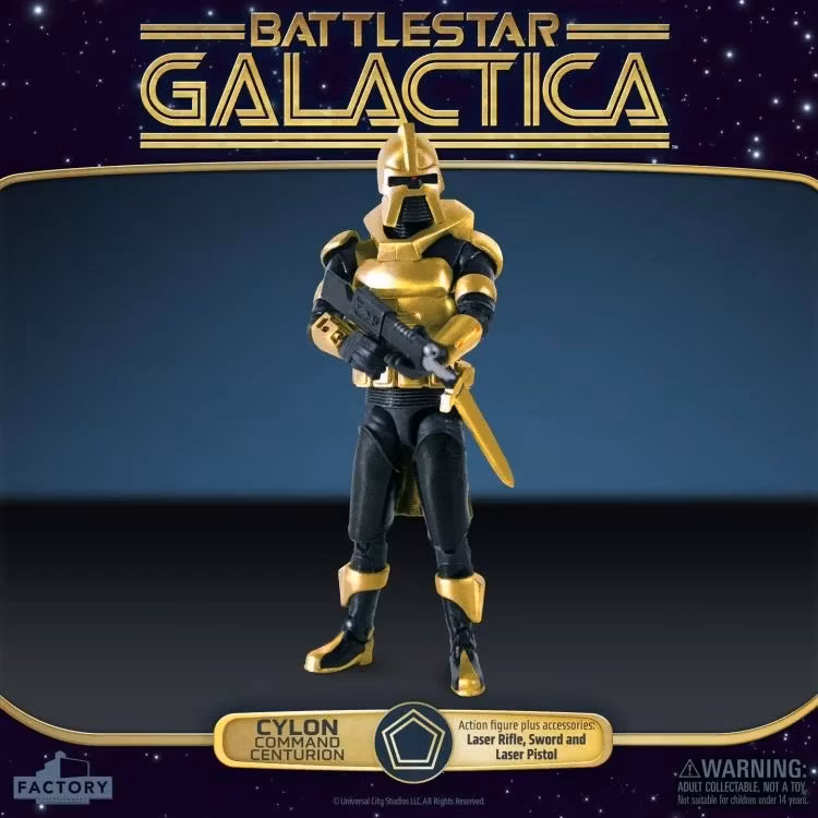 Battlestar Galactica (1978) 3.75-Inch Scale Set of 4 Action Figures