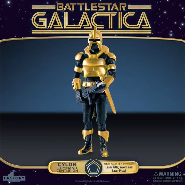 Battlestar Galactica (1978) 3.75-Inch Scale Set of 4 Action Figures