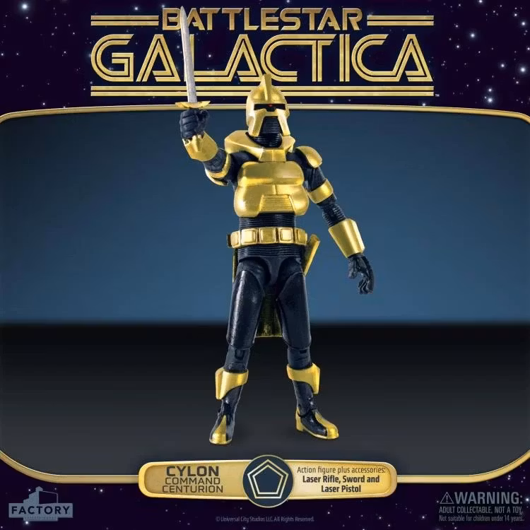 Battlestar Galactica (1978) 3.75-Inch Scale Set of 4 Action Figures
