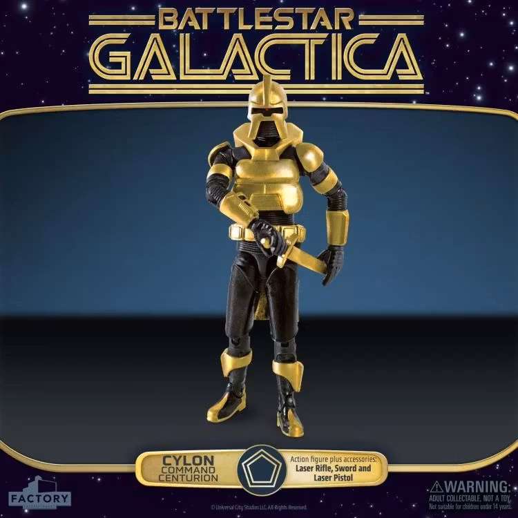 Battlestar Galactica (1978) 3.75-Inch Scale Set of 4 Action Figures