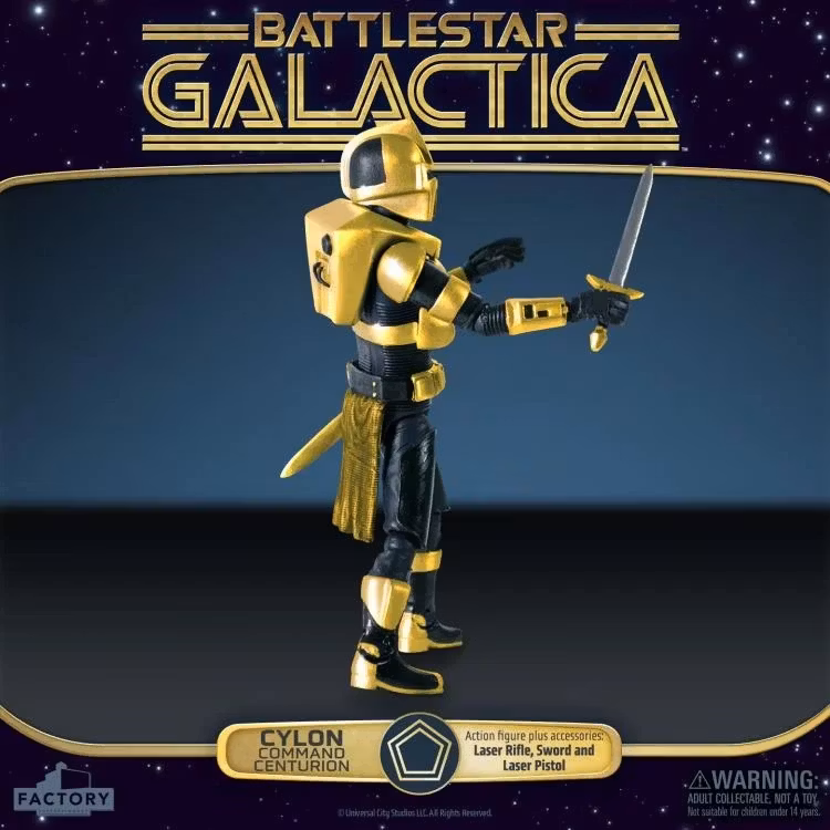 Battlestar Galactica (1978) 3.75-Inch Scale Set of 4 Action Figures