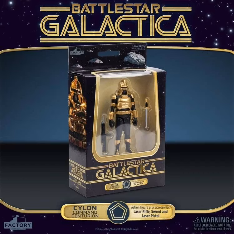 Battlestar Galactica (1978) 3.75-Inch Scale Set of 4 Action Figures