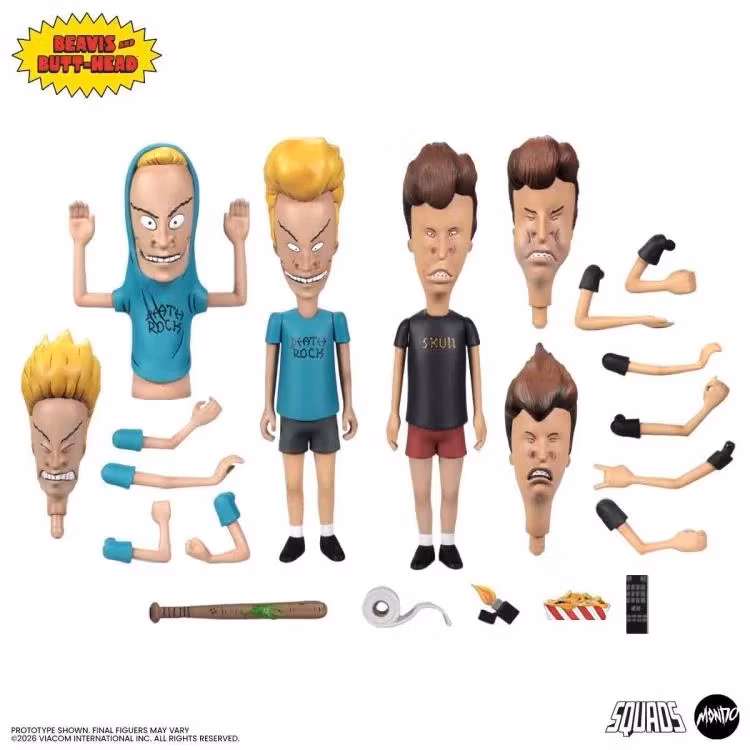 Beavis & Butt-Head Mondo Squads Beavis & Butt-Head Figure Set