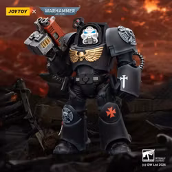 Warhammer 40,000 Black Templars Terminator (Ver. 2) with Power Fist and Storm Bolter 1/18 Scale Action Figure