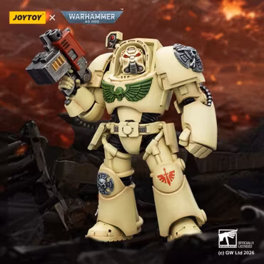 Warhammer 40,000 Dark Angels Deathwing Terminator (Ver. 2) with Power Fist and Storm Bolter 1/18 Scale Action Figure