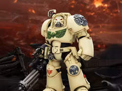 Warhammer 40,000 Dark Angels Deathwing Terminator (Ver. 3) with Power Fist and Assault Cannon 1/18 Scale Action Figure