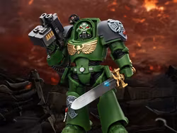 Warhammer 40,000 Salamanders Terminator (Ver. 1) with Power Sword and Storm Bolter 1/18 Scale Action Figure