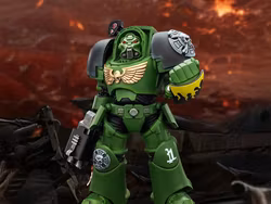 Warhammer 40,000 Salamanders Terminator (Ver. 2) with Power Fist and Storm Bolter 1/18 Scale Action Figure