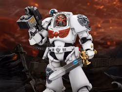 Warhammer 40,000 White Scars Terminator (Ver. 1) with Power Sword and Storm Bolter 1/18 Scale Action Figure