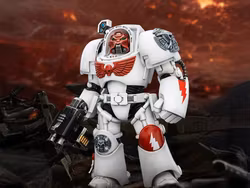 Warhammer 40,000 White Scars Terminator (Ver. 2) with Power Fist and Storm Bolter 1/18 Scale Action Figure