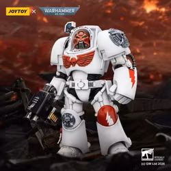 Warhammer 40,000 White Scars Terminator (Ver. 2) with Power Fist and Storm Bolter 1/18 Scale Action Figure