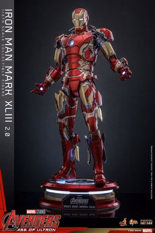 Avengers: Age of Ultron MMS865D80 Iron Man Mark XLIII (2.0) 1/6th Scale Collectible Figure
