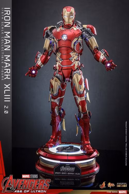 Avengers: Age of Ultron MMS865D80 Iron Man Mark XLIII (2.0) 1/6th Scale Collectible Figure