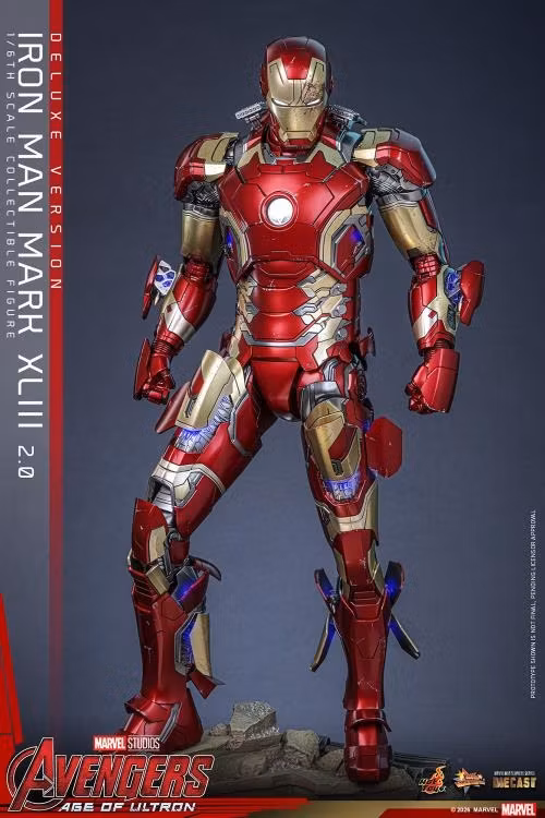 Avengers: Age of Ultron MMS866D81 Iron Man Mark XLIII (2.0) (Deluxe Version) 1/6th Scale Collectible Figure