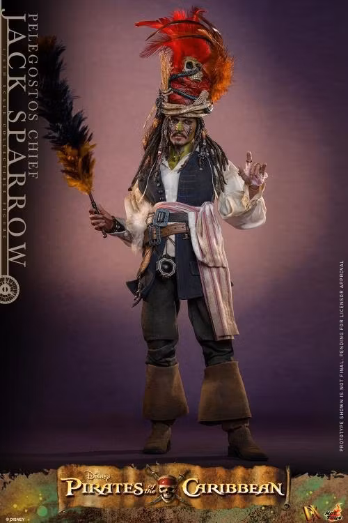 Pirates of the Caribbean: Dead Man's Chest DX48 Pelegostos Chief Jack Sparrow 1/6th Scale Collectible Figure