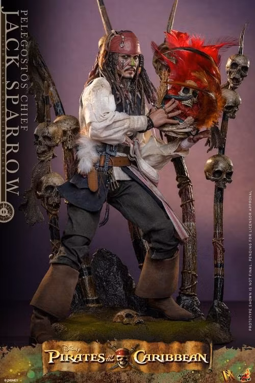 Pirates of the Caribbean: Dead Man's Chest DX48 Pelegostos Chief Jack Sparrow 1/6th Scale Collectible Figure