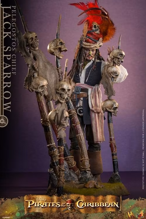 Pirates of the Caribbean: Dead Man's Chest DX48 Pelegostos Chief Jack Sparrow 1/6th Scale Collectible Figure