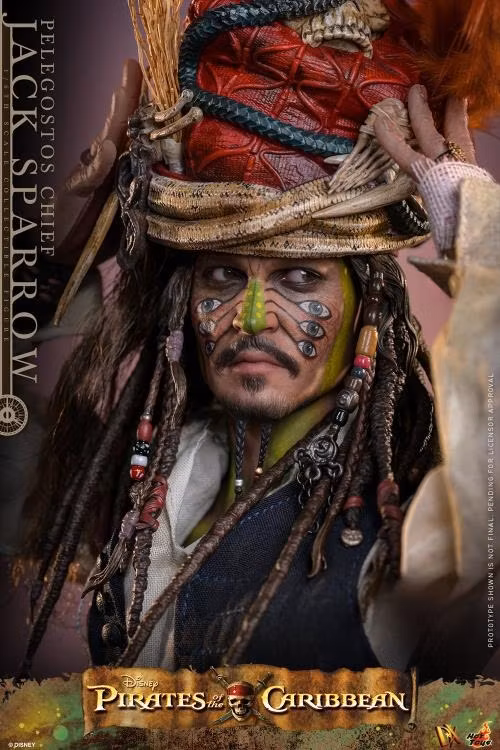 Pirates of the Caribbean: Dead Man's Chest DX48 Pelegostos Chief Jack Sparrow 1/6th Scale Collectible Figure