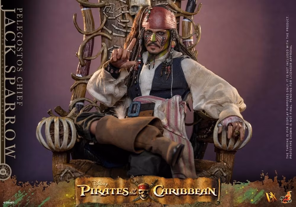 Pirates of the Caribbean: Dead Man's Chest DX48 Pelegostos Chief Jack Sparrow 1/6th Scale Collectible Figure