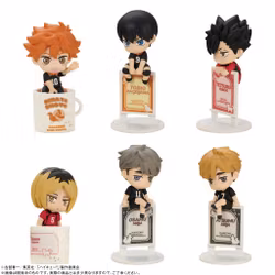 Haikyu!! Ochatomo Summit Break Time Box of 6 Random Figures