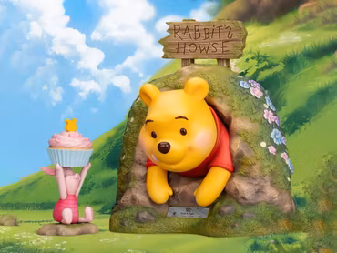 Winnie the Pooh Master Craft MC-090 Pooh & Piglet Limited Edition Statue Set