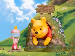 Winnie the Pooh Master Craft MC-090 Pooh & Piglet Limited Edition Statue Set