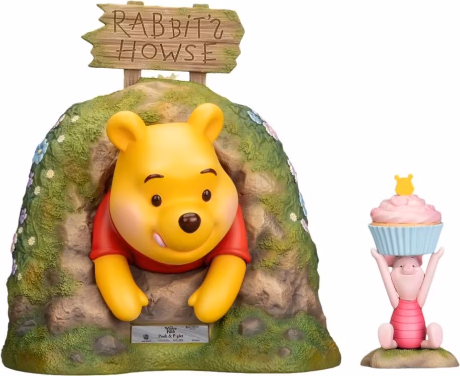 Winnie the Pooh Master Craft MC-090 Pooh & Piglet Limited Edition Statue Set