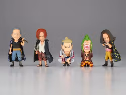 One Piece World Collectable Figure Red Hair Pirates vs. Bartolomeo Set of 5 Figures