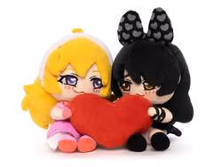 RWBY Plush Figures 2-Pack Valentine's Yang & Blake