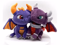 Skylanders Plush Figures 2-Pack Valentine's Spyro & Cynder