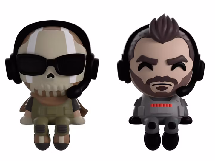 Call of Duty Vinyl Figures Ghost & Soap Monitor Buddiez
